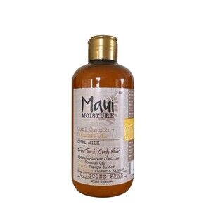 Maui Moisture Curl Quench + Coconut Oil Curl Milk For Curly Hair 8 Fl Oz New
